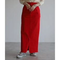 ストレッチカラーロングスカート