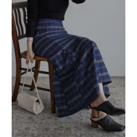 タータンチェックマーメイドスカート