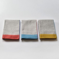 【バスタオル／今治タオル】PLAIN FABRIC PF-02ヘムカラーパイル　バスタオル【Made in Japan】