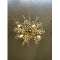 【予約】 6灯 (OF-076/6) ペンダント 照明 デザイン照明 インテリア 家具 ゴールド 店舗 備品 什器