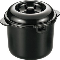 日本製 made in japan CK-003 電子レンジ専用炊飯器紀州備長炭配合 ちびくろちゃん 2合炊き 68-04802