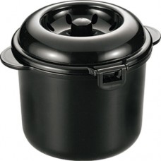 日本製 made in japan CK-003 電子レンジ専用炊飯器紀州備長炭配合 ちびくろちゃん 2合炊き 68-04802