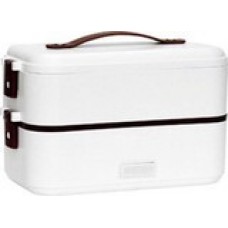 【特価品】90058 おひとり様お弁当箱型炊飯器（注水）2段式 70-08805