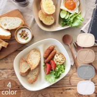 軽量ランチプレート【仕切り皿 日本製 美濃焼】