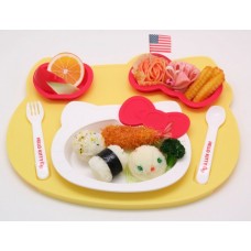 【ハローキティ】　ランチプレート　サンリオ<日本製>