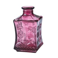 ランタン　パープル　花瓶　花器　4コ入　インテリアベース