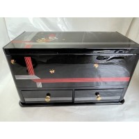 【別途送料】R5-17　鏡引出付ティッシュBOX　桔梗　Tissue box with mirror drawer Kikyo