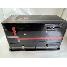 【別途送料】R5-17　鏡引出付ティッシュBOX　桔梗　Tissue box with mirror drawer Kikyo